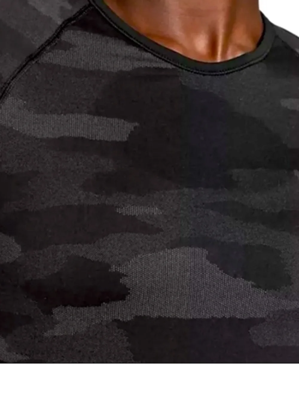 Athleta "Freestyle rash guard performance top in camo" NWOT - Picture 3 of 10